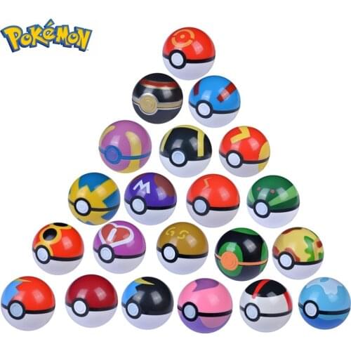 20 Style 6.8 Cm Pet Elf Ball Pokemon Pokeballs With 2-3cm Figures Toys Can Dream Bedroom Furnishings For Children Birthday Gift
