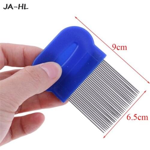 Professional Steel Pet Comb Grooming Comb Cleaning Hair Trimmer Brush Pet Dog Cat Accessories 6.5* 9cm 1pc