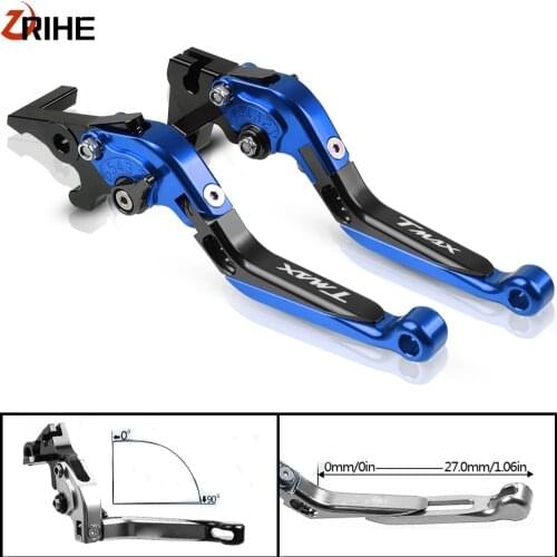 T-MAX Tmax 530 2017 2016 2015 Motorcycle Clutch Brake Levers Aluminum Adjustable Extendable Levers For YAMAHA TMAX 530 2008-2017