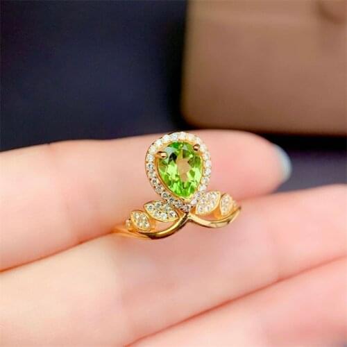Trendy Water Drop Zircon Crystal Ring For Women Fashion Wedding Party Engagement Rings Jewelry Hand Accessories Size 6-10