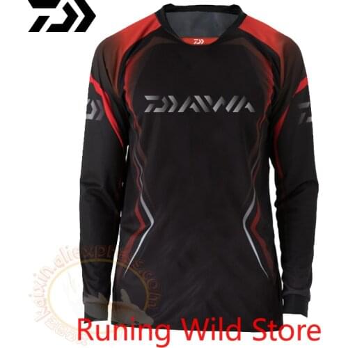 Outdoor Jersey Quick Dry Cycling Fishing Jersey Large Size Fishing Clothing Long Sleeve Anti-UV Comfortable Fishing Shirt