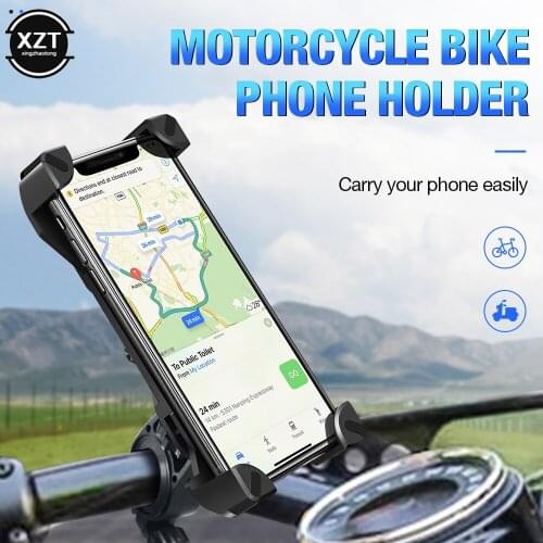 Universal Motocycle Bicycle Mobile Phone holder for iPhone Samsung Xiaomi Huawei Cell Phone Mobile Bike Handlebar Bracket Holder