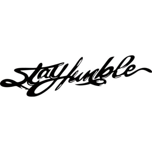 New Hot Sale Car Stying Stay Humble Fun Jdm Car Windshield Vinyl Sticker Decal Jdm