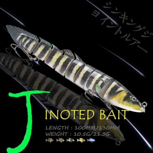 WALK FISH 100MM/130MM 9 Segment Section Bait Wobblers Sinking Fishing Lures Swimbait Minnow Crankbait Fishing Tackle