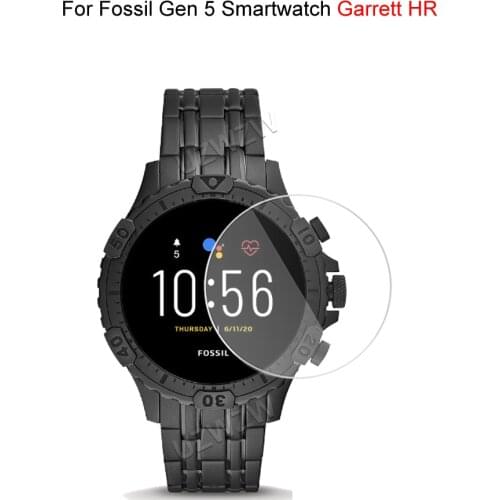 For Fossil Gen 5 Smartwatch Garrett HR Smart Watch 2.5D Tempered Glass Screen Protector Protective Film Anti Scratch HD Clear