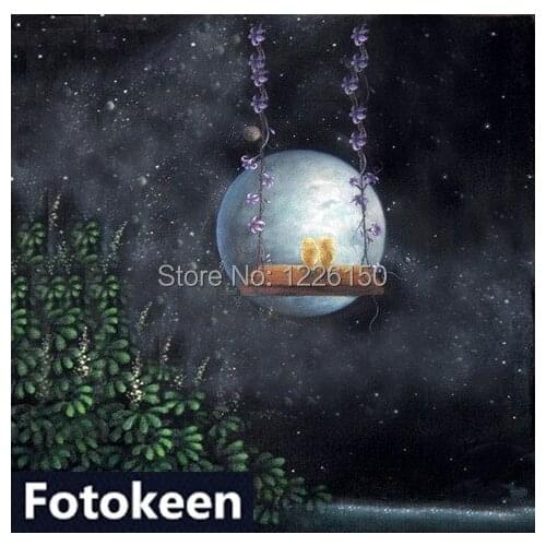 10ft*20ft Hand Painted Fantasy muslin Backdrop, fundos photography FC0090,cloth photography backdrops, photo backdrop for studio