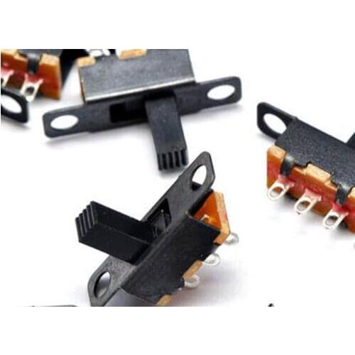 10PCS SS-12F15G4 2 Position 1P2T PCB Panel Vertical Slide Power Toggle Switch