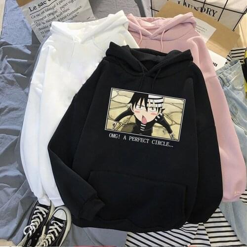 2021 Japan Anime Soul Eater Cosplay Hoodie Pullover Hoodie Streetswear Tops