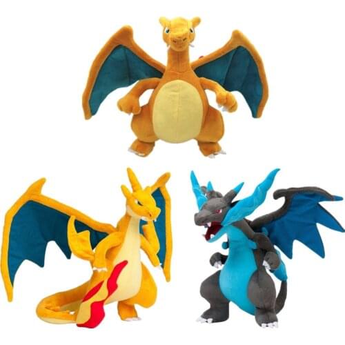 23cm Cartoon Charizard Stuffed Plush Toys Anime Pokemones Stuffed Toys Gifts for Kids Room Decoration Collection
