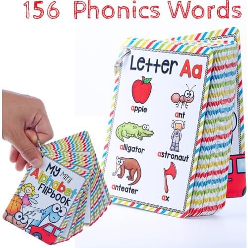 26 Pcs English alphabet 168 pcs word Memory Game Card For Kids Baby Learning English Teaching Toys Card Memory Game For Child