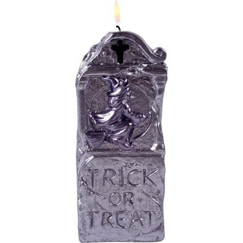 3D Silicone Soap Mold Halloween Tombstone Shape Handmade Soap Making Tools Mould