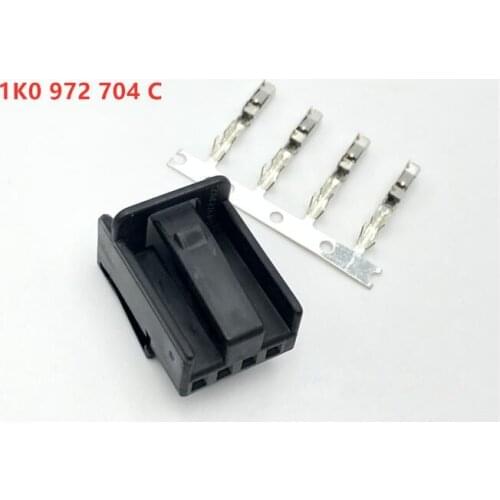 4 Pin Car Glass Switch Trunk Switch Plug Central Locking Switch Connector For Volkswagen Audi 1K0 972 704 C 1K0972704C