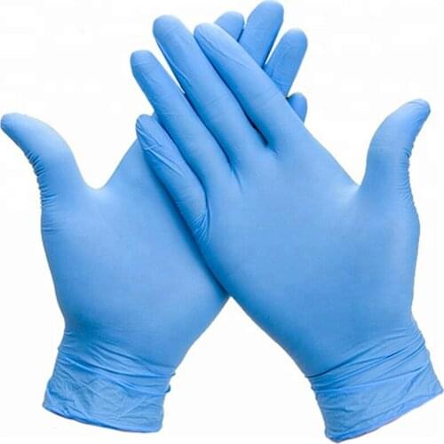 20/100 PCS Black/Blue Disposable Gloves guantes xl Super Thin Universal Latex Nitrile Gloves For Dishwashing/Kitchen//Work S/M/L