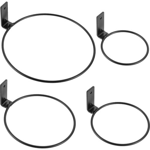 125/150/200mm flower pot holder Wall-mounted Plant Holder Ring Flower Pot Stand Plant Metal Hook for Indoor & Outdoor Decorative