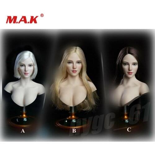 SUPER DUCK SDH018 1/6 Pale Female Head Sculpt Carving F 12'' PHicens Figure in stock Item