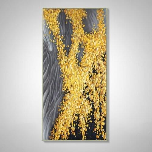 Flying Yellow Sky New Style Wall Art Oil Painting 100% Handpainetd Oil Painting Picture On Canvas For Home Decoration