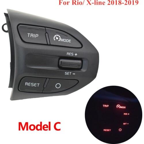 Cruise Control Volume Steering Wheel Button For KIA K2 RIO 2016 2017 2018