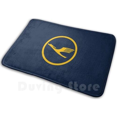 Lufthansa Carpet Mat Rug Cushion Soft Lufthansa Aviation Jet Plane Pilot Captain Stripes Airways Boeing Airbus Airplane
