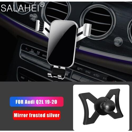 For Iphone Huawei Xiaomi Smartphone Air Vent Mount For Audi Q2L 2019 2020 Cell In Dashboard Clip Stand GPS Support Accessories