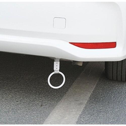 Round Car Interior Pull Ring Car Rear Bumper Warning Train Subway RING Strap TSURIKAWA Handle Drift Bus JDM Loop Charm X4J8