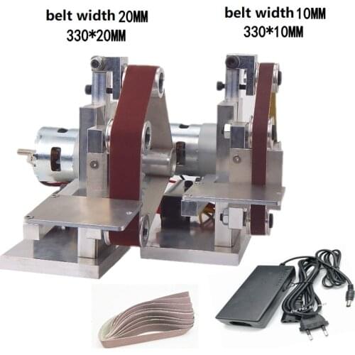 Three minitype Mini Mini belt machine DIY polishing machine grinding machine fixed angle sharpening edge machine desktop