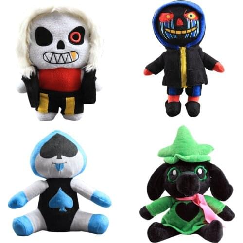 22-37 CM Undertale Plush Toy Peluche Frisk Chara Asriel Lancer Zombie Temmie Sans Undyne Alphys Soft Stuffed Doll Baby Kids Gift