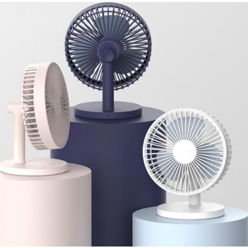 USB Desktop Fan Rechargeable Portable Small Personal Fan With Strong Wind Quiet Operation Portable Mini Fan For Office Bedroom