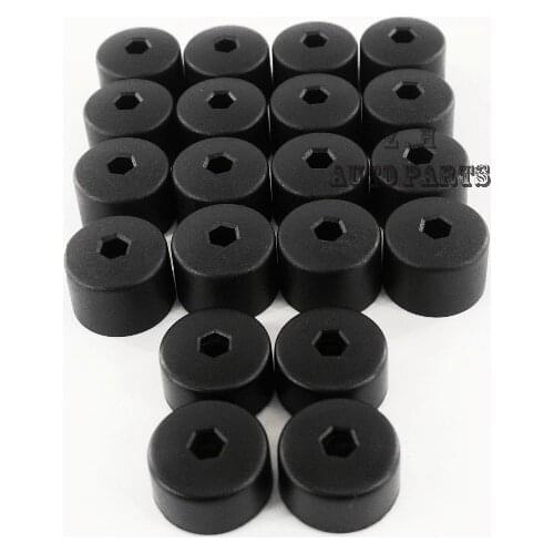 NEW 20Pcs Wheel Lug Nut Cover Caps Wheel Covers Socket Stud Spikes Bolt Caps For VW Bora Golf Jetta MK4 Passat B5 Beetle