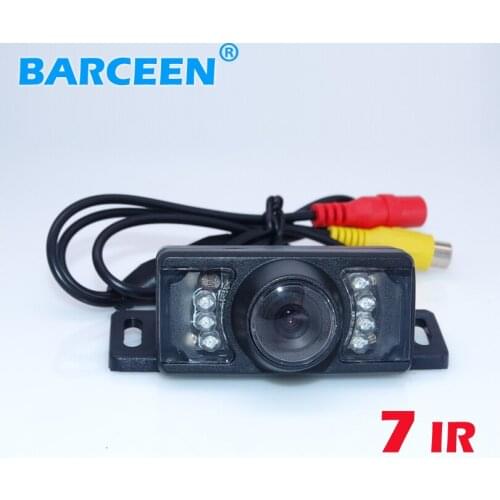 New arrival car rear view camera bring 7 led lights hot selling product wire the higest night vision system apply for all cars