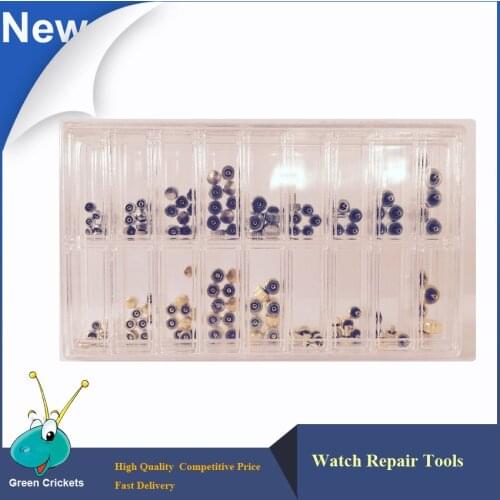 Wholesale 180pcs/box Assorted size Watches Crowns,Golden&Silver Color Waterproof Wathes Replacement Parts Crowns for Watchmakers