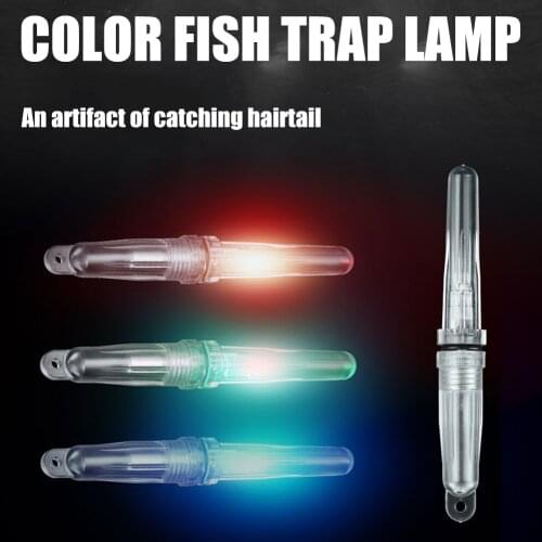 Underwater Fish Attracting Indicator Fishing Flash Lamp Compression Resistance Fishing Light Lure LED Outdoor Fishing
