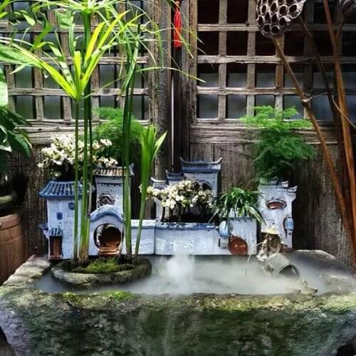 Garden Decoration Succulents Ceramic Potted Gardening Living Room House Model Flowerpot Office Desktop White Pencil Container