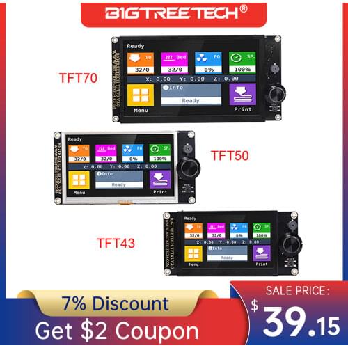 BIGTREETECH TFT43 TFT50 TFT70 V3.0 Touch Screen 12864LCD WiFi Wireless 3D Printer Parts For SKR V1.4 Turbo MINI E3 Ender3