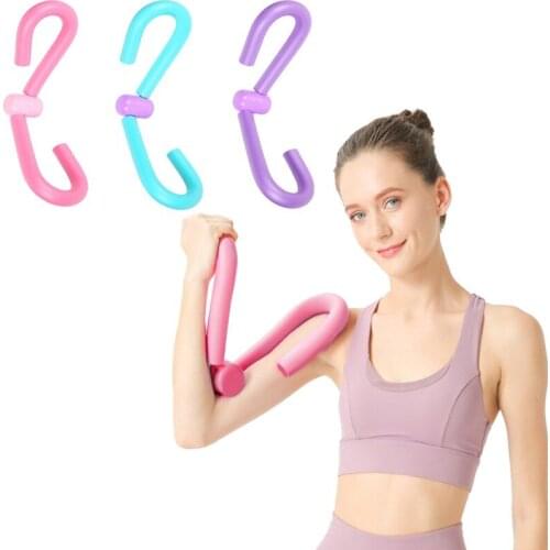 Leg Thigh Exerciser Multi-function Arm Chest Waist Hip Muscle Trainer Light-weight Foam Metal Gym Home Yoga Fitness Equipment