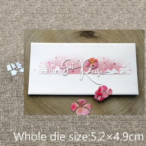 New Design Craft Metal die cuts Cutting Die famous buildings decoration scrapbooking Album Paper Card Craft Embossing die cuts