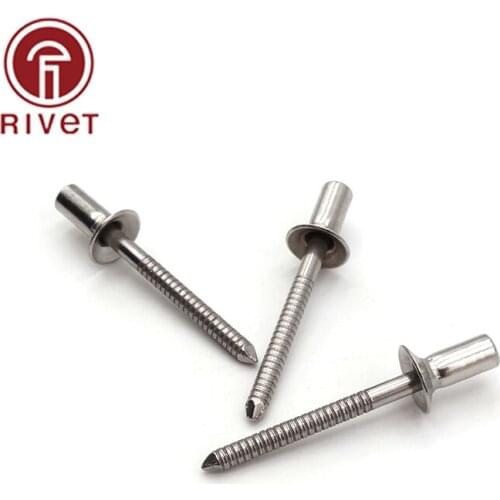 M4.8 100PCS GB 12616 Stainless Steel Countersunk rivets Closed End Blind Rivet Sealed Hollow Rivets Blind Rivets