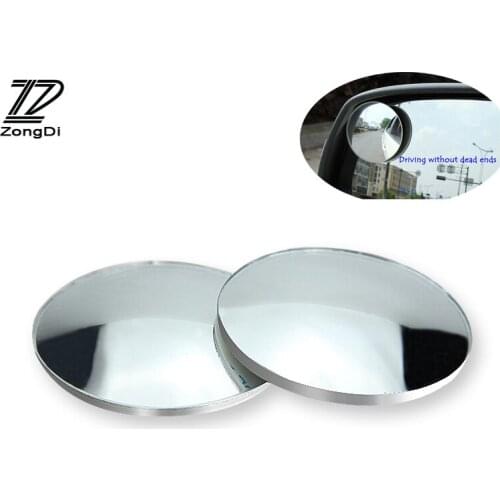 ZD 2X 3D For Audi A4 B7 B5 A6 C6 Q5 Honda Civic 2006-2011 Fit Accord CRV Car Rearview Mirror High Definition Adjustable Sticker