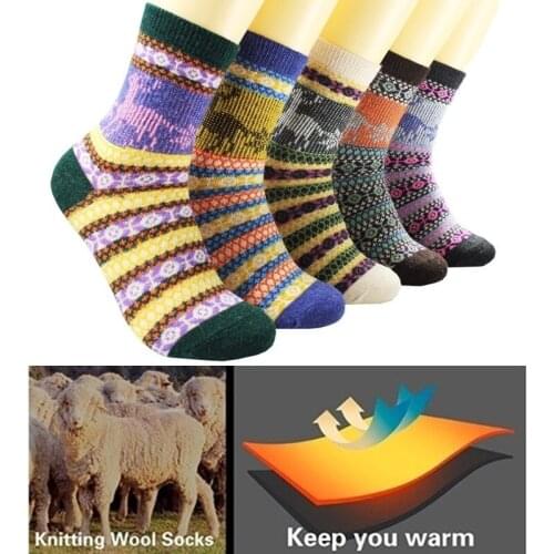 Deer Tube Female Socks Thick Rabbit Wool Socks Winter Warm Socks