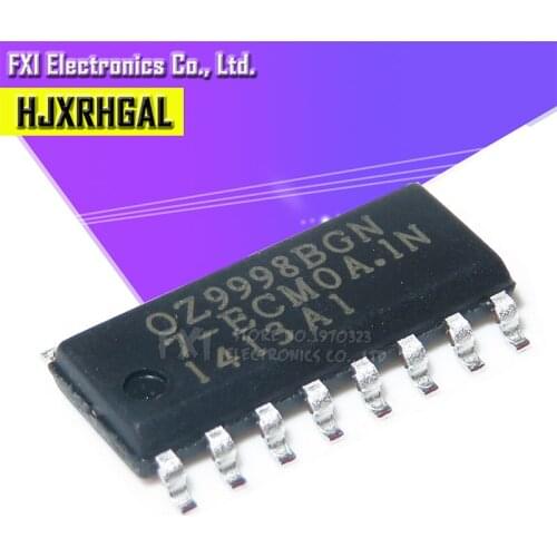 2PCS OZ9998BGN OZ9998 SOP-16 SOP16 SOP