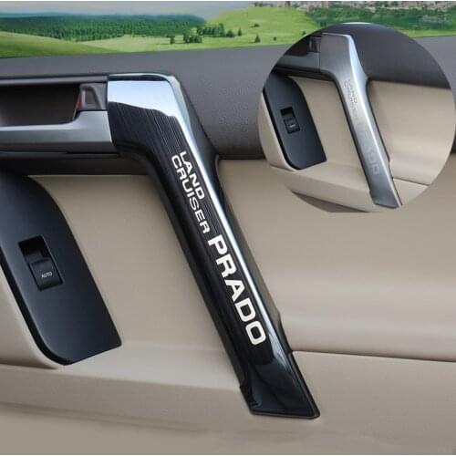 2010-2019 4PCS Car Stainless Interior Door Handle Cover Protector For Toyota Land Cruiser Prado 150 Accessories