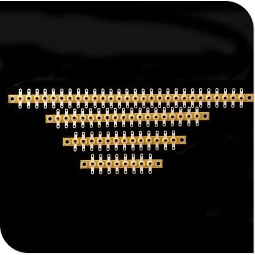 5pcs Copper Rivet Silver Soldering Terminal PCB Scaffolding 10 15 20 30 bit DIY tube Hi-Fi Amplifiers Universal Board 24*4 PCB