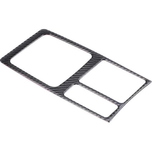 Car mirror protect car styling Carbon Fiber Gear Shift Panel Cover Interior Trim Decoration Fit for Mitsubishi Lancer DE ES