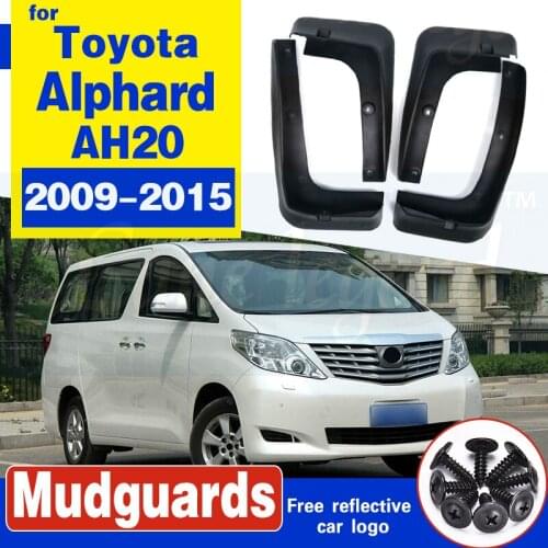Car Mudflap for Toyota Alphard AH20 2009~2015 Fender Mud Guard Flap Splash Flaps Mudguards Accessories 2010 2011 2012 2013 2014