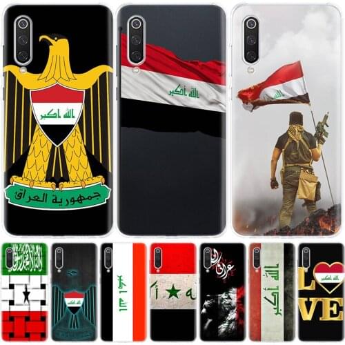 Iraq Flag Phone Case for Xiaomi Note 10 Mi 11 9 8 CC9 5X 6X A1 A2 A3 9T 10T Lite Pro Poco F1 X3 NFC F3 Cover Coque