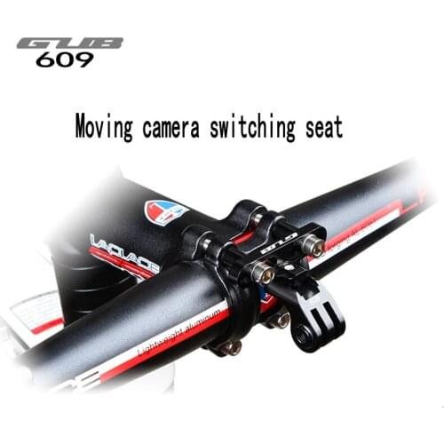 GUB 609 ultra-light Road Bike Bicycle MTB Handlebar Stem Mount Holder For Xiaoyi AEE GoPro/HDR Camera Stand Cycling Light 33g