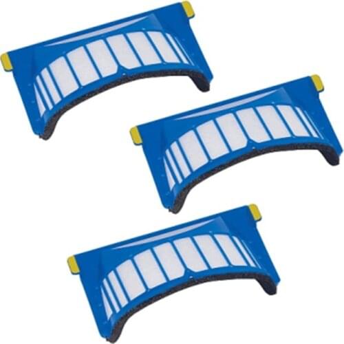 3 Pieces filter for vacuum cleaner of iRobot Roomba AeroVac 550 551