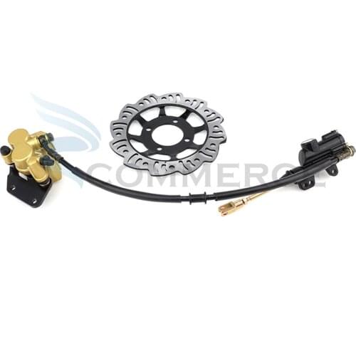 Motorcycle rear hydraulic brake caliper hydraulic pump With brake disc For 110cc-125cc BBR CRF50 Cross-country motorcycle Parts