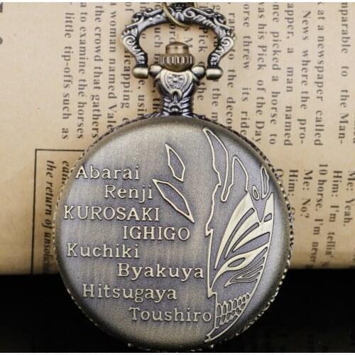 Steampunk Creativity Engraved Text Quartz Pocket Watch Necklace Pendant Women Men Best Gifts TD2181