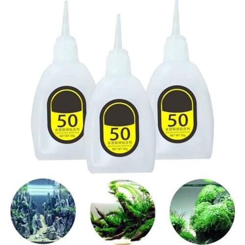 Aquarium Repairing Ball Moss Glue Plants Grass Strong Adhesive Coral Moss Instant Non-toxic Glue Fish Tank Accessories