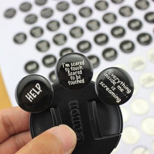 Customized Tempered stickers labels self adhesive VOID